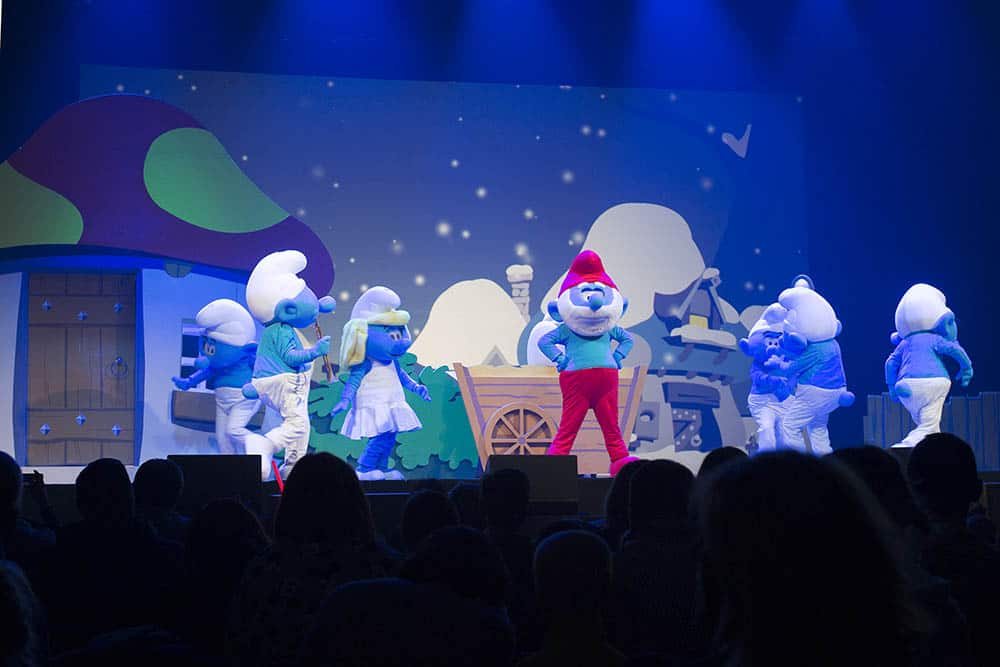 smerfy live on stage - papa smerf tańczy