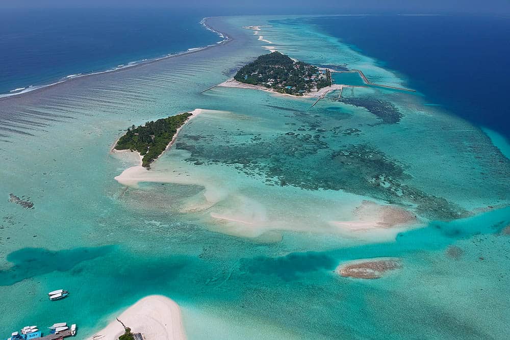 okolice Sun Island na Malediwach - piękny atol