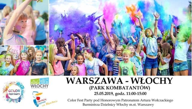 Eksplozja Kolorów Holi - Warszawa Włochy 2019
