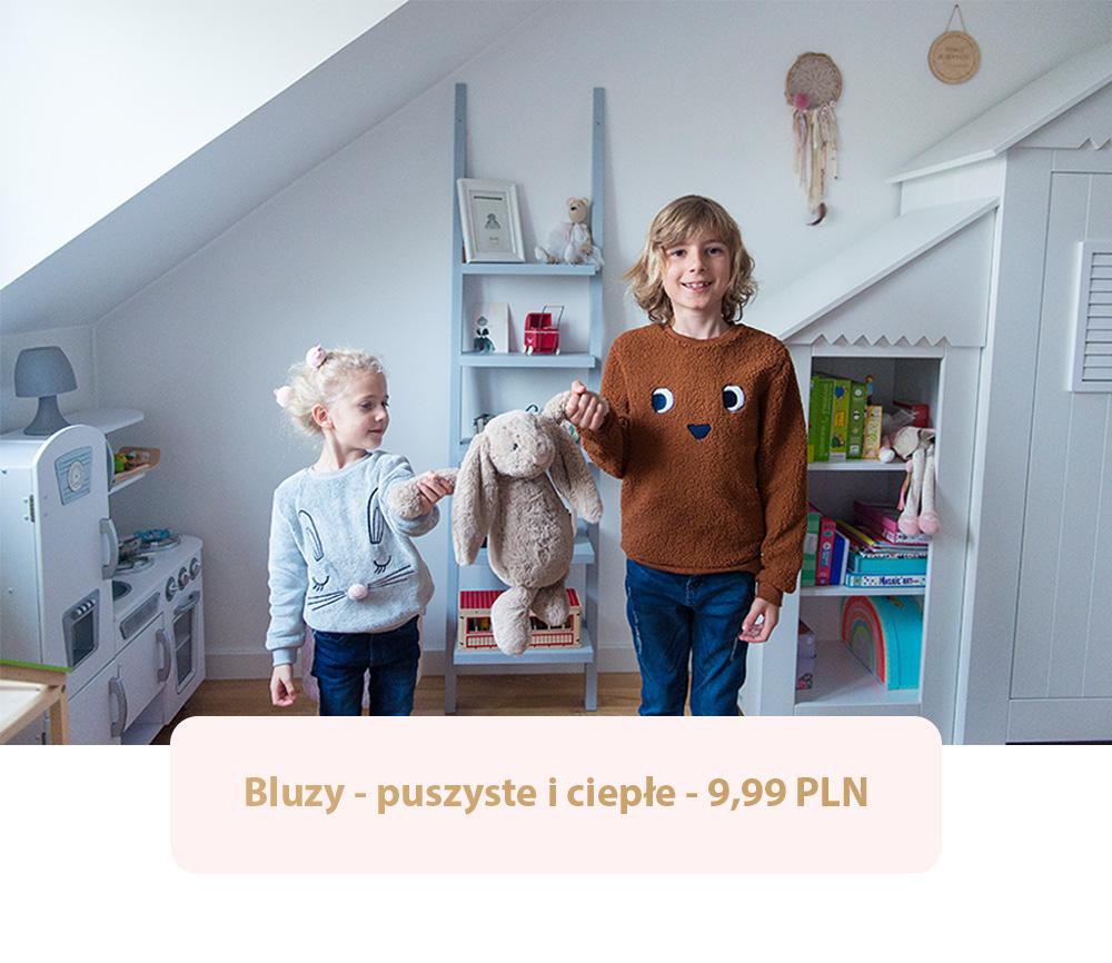 Jesienne bluzy przydadzą się w szafie każdego dziecka.