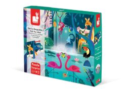 Janod - puzzle z niespodzianką - uczta w dżungli