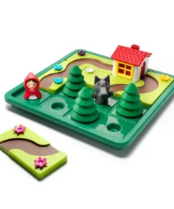 Plansza z figurkami do gry logicznej dla dzieci