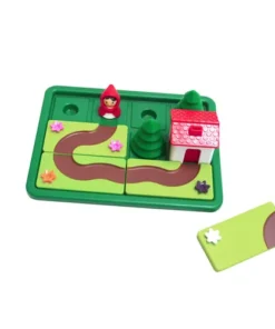 Gra planszowa dla dzieci: pomóż Czerwonemu Kapturkowi dotrzeć do babci