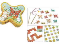 Scratch - motylki 3w1 - łowienie/memo/domino