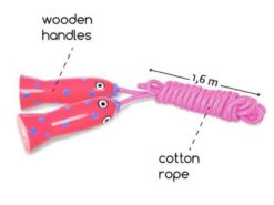 BS Toys - skakanka - różowa