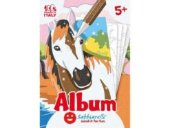 Sabbiarelli - konie - album do kolorowania magicznym piaskiem
