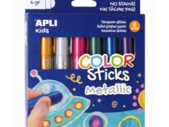 Apli Kids - farby w kredce - metaliczne