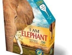 Madd Capp - słoń - puzzle konturowe - 700 el.