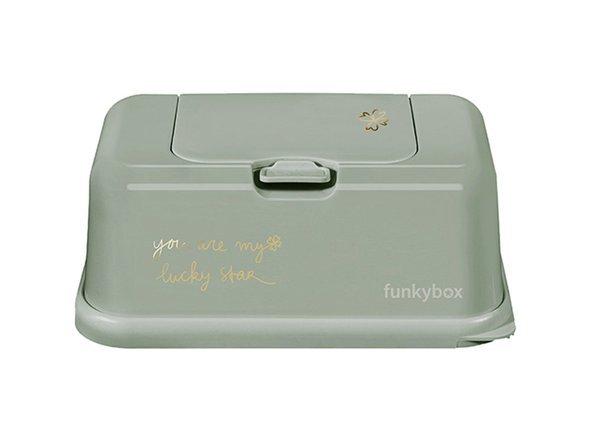 Funkybox - Pojemnik na Chusteczki - Olive Lucky Clover - obrazek 3
