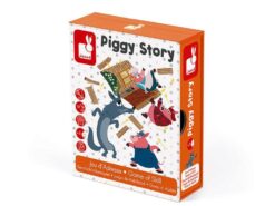 Janod - gra zręcznościowa - trzy świnki