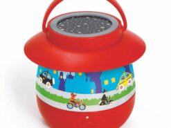 Scratch - nocna lampka z projektorem - miasto