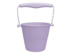 Scrunch - składane wiaderko do piasku - lila