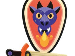 Vilac - drewniana tarcza i miecz - smok