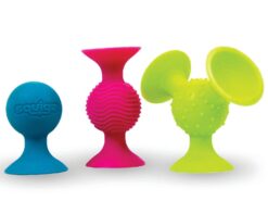 Fat Brain Toy Co. - przyssawki - zestaw 3 klocków