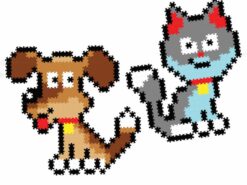 Fat Brain Toy Co. - puzzle - kot i pies - 700 szt