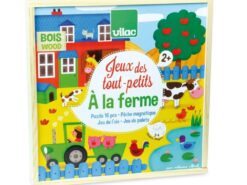 Vilac - 4 gry planszowe dla dwulatka - farma