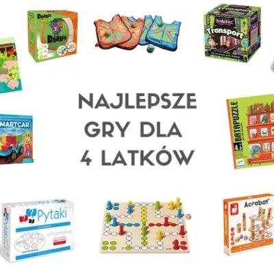 Najlepsze gry dla 4 latków