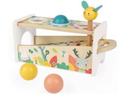 Janod - drewniane cymbałki z kulodromem - pure