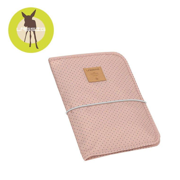 Lassig - Etui - organizer na akcesoria do przewijania - Casual Label - Dots - różowy - obrazek 2
