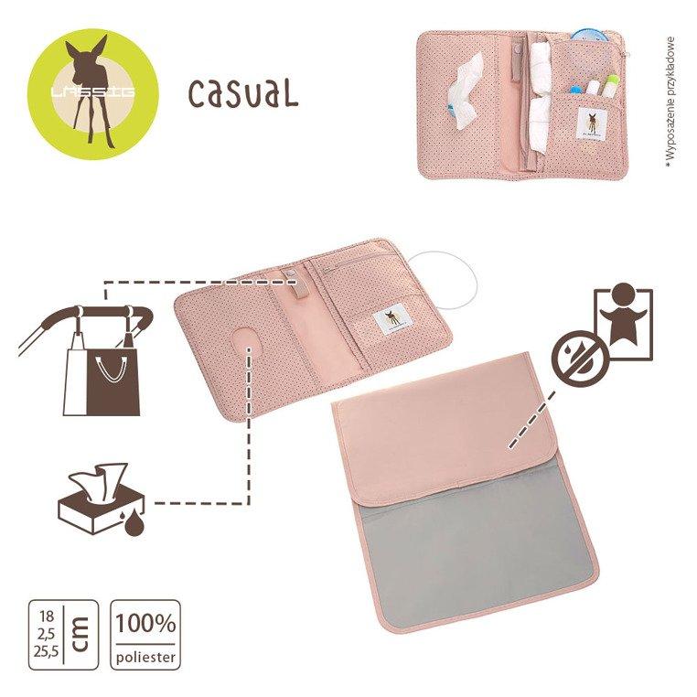 Lassig - Etui - organizer na akcesoria do przewijania - Casual Label - Dots - różowy - obrazek 3