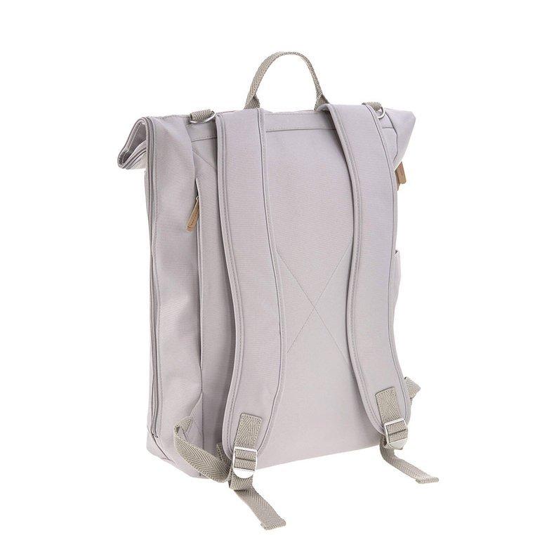Lassig - Plecak dla mam z akcesoriami - Green Label - Rolltop Backpack - szary - obrazek 4