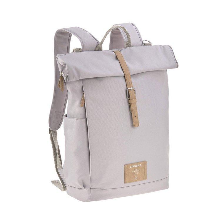 Lassig - Plecak dla mam z akcesoriami - Green Label - Rolltop Backpack - szary - obrazek 10