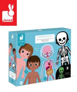 Janod - puzzle edukacyjne - ciało człowieka