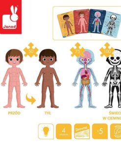 Janod - puzzle edukacyjne - ciało człowieka
