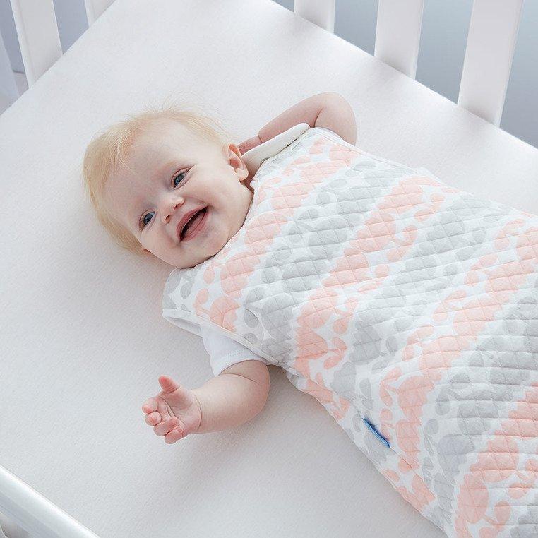 Gro Company - Śpiworek - Grobag Blushing Tulips - o grubości 2,5 tog - 0-6 miesiąca - Jacquard - obrazek 9