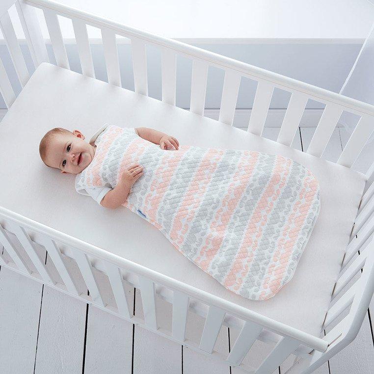 Gro Company - Śpiworek - Grobag Blushing Tulips - o grubości 2,5 tog - 0-6 miesiąca - Jacquard - obrazek 8