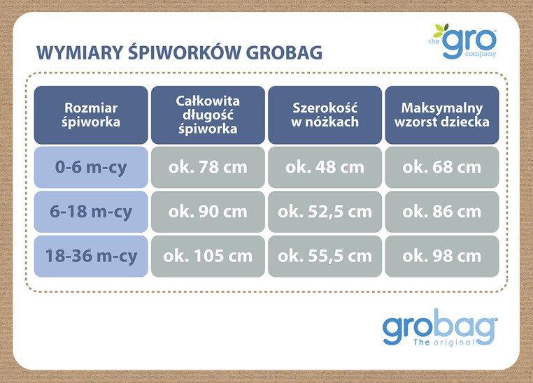 Gro Company - Śpiworek - Grobag Jet Diamonds - Travel - o grubości 2,5 tog - 0-6 miesiąca - obrazek 8