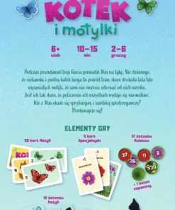 Zielona Sowa - gra - liczenie - kotek i motylki