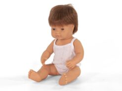 Miniland - lalka - chłopiec Europejczyk - 38cm