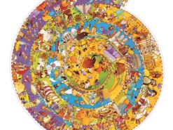 Djeco - puzzle na okrągło - historia świata