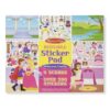 Melissa&Doug - naklejki wielorazowe - pałac