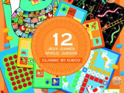 Djeco - zestaw 12 gier - classic box