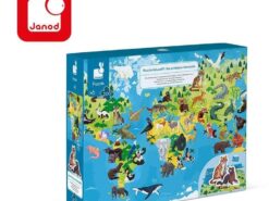 Janod - puzzle edukacyjne 3D - zagrożone gatunki