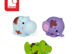 Janod - zestaw figurek do kąpieli - 3 zwierzaki