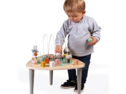 Janod - wielofunkcyjny stolik edukacyjny - drewniany