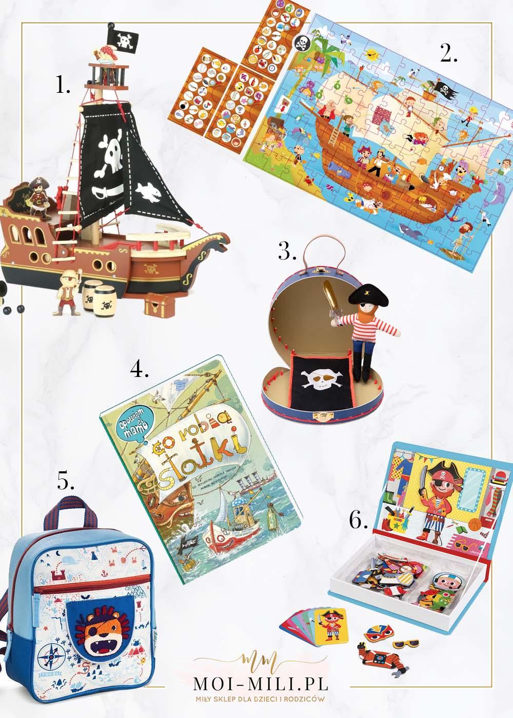 Propozycję na prezent dla 4 zainteresowanego piratami.
