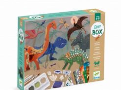 Djeco - zestaw artystyczny - świat dinozaurów - 6w1