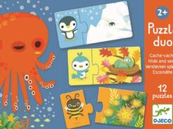 Djeco - puzzle duo - zabawa w chowanego