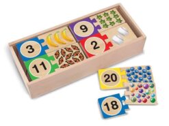 Melissa&Doug - puzzle drewniane - nauka liczenia