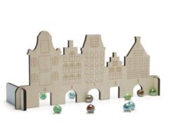 BS Toys - gra - zamek i szklane kulki