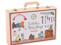 Moulin Roty - duży zestaw narzędzi w skrzynce