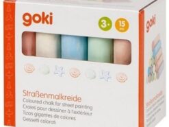 Goki - kreda do malowania ulic - 15 kolorów
