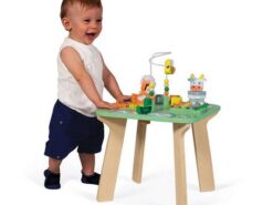 Janod - drewniany stolik edukacyjny - łąka