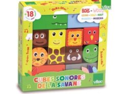 Vilac - drewniane klocki sensoryczne - sawanna