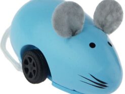Vilac - drewniana uciekająca myszka - niebieska
