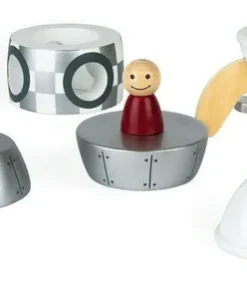 Srebrna rakieta drewniana magnetyczna Edycja limitowana Janod